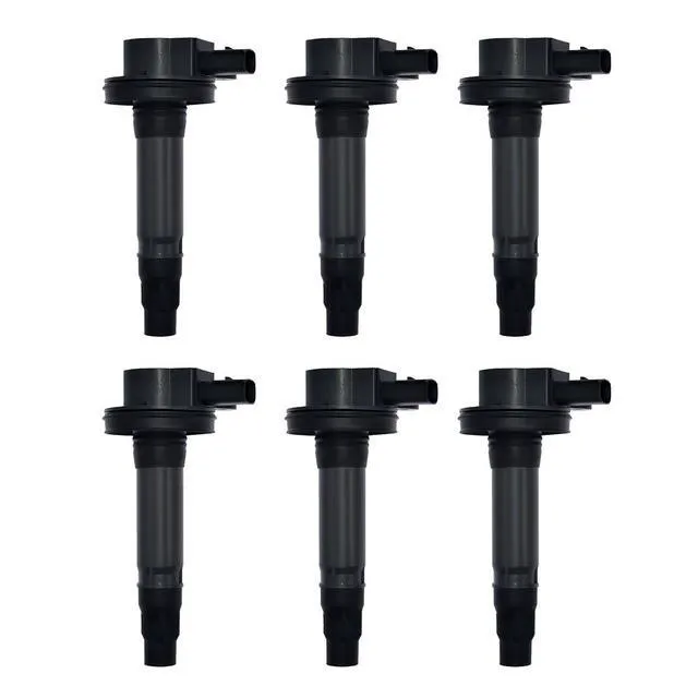 Alt view image 3 of 7 - Ignition coil, black, pack of 6, 7T4E-12A375-ED, general merchandise.