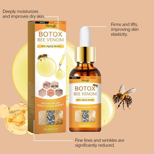 Alt view image 3 of 5 - Bee Venom Essence Gently Improves Facial Skin Condition Hydrating, Moisturizing, Smooth and Moisturizing