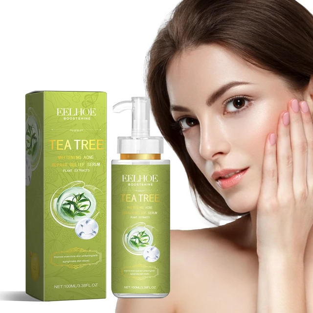 Alt view image 2 of 6 - Tea Tree Acne Essence Gentle Facial Pore Cleansing Skin Care Serum
