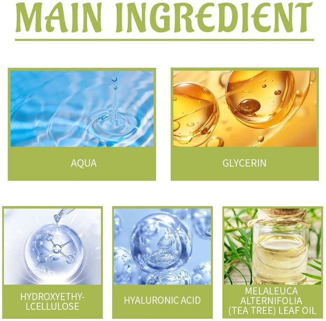 Alt view image 5 of 6 - Tea Tree Acne Essence Gentle Facial Pore Cleansing Skin Care Serum