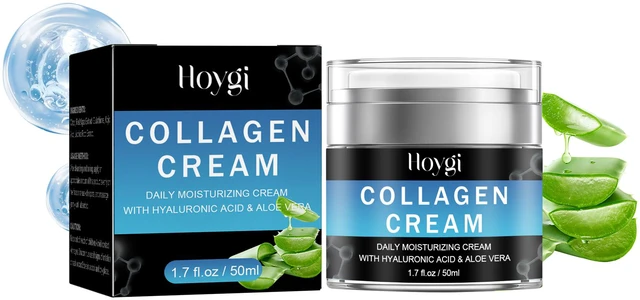 Main image of Firming & Hydrating Anti-Aging Moisturizer, Collagen Face Cream - Reduce Fine Lines