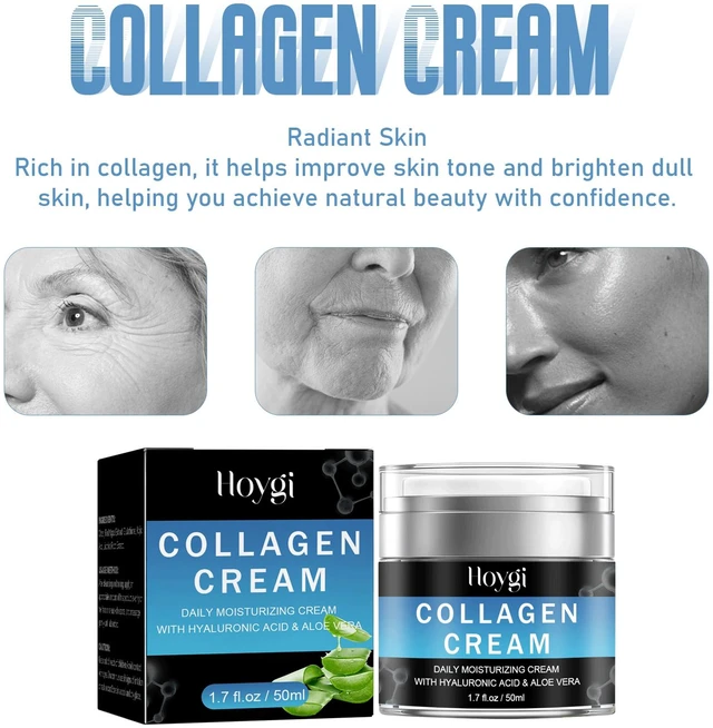 Alt view image 4 of 6 - Firming & Hydrating Anti-Aging Moisturizer, Collagen Face Cream - Reduce Fine Lines