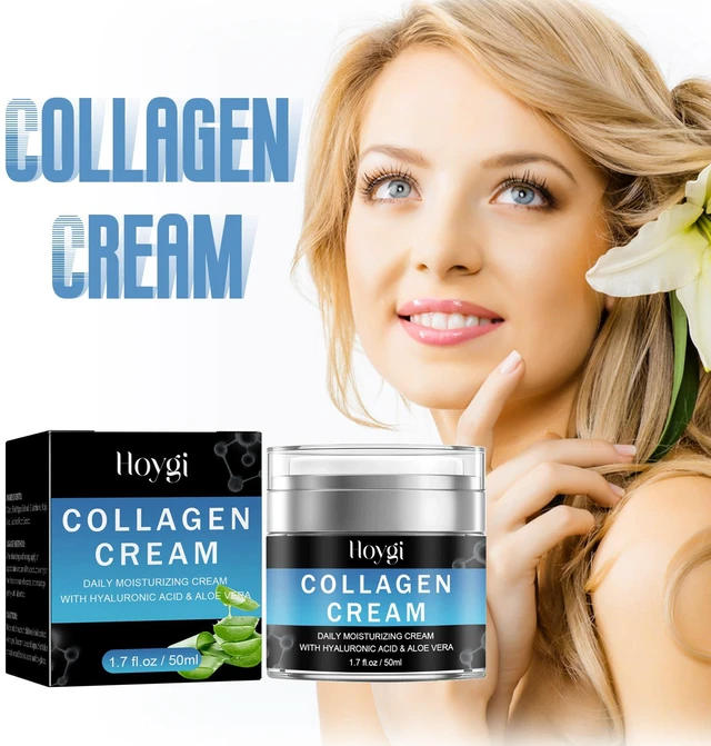 Alt view image 2 of 6 - Firming & Hydrating Anti-Aging Moisturizer, Collagen Face Cream - Reduce Fine Lines