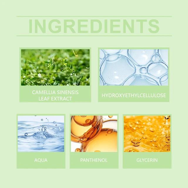 Alt view image 4 of 5 - Rejuvenated Skin, Gentle Hydrating & Brightening Serum for Nourished, HANCHOBIT Green Tea Panthenol Essence