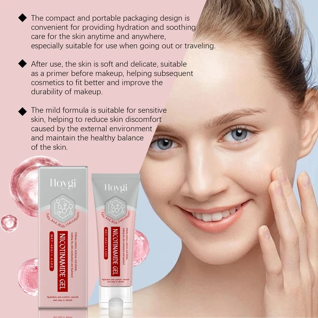 Alt view image 4 of 6 - Niacinamide Deep Hydrating Facial Gel for Skin Repair & Massage Moisturizer
