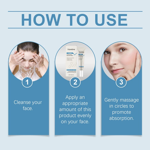 Alt view image 6 of 6 - Acne Care Exfoliating Moisturizer Gentle Deep Cleansing Hydrating Skin Brightening Natural Radiance