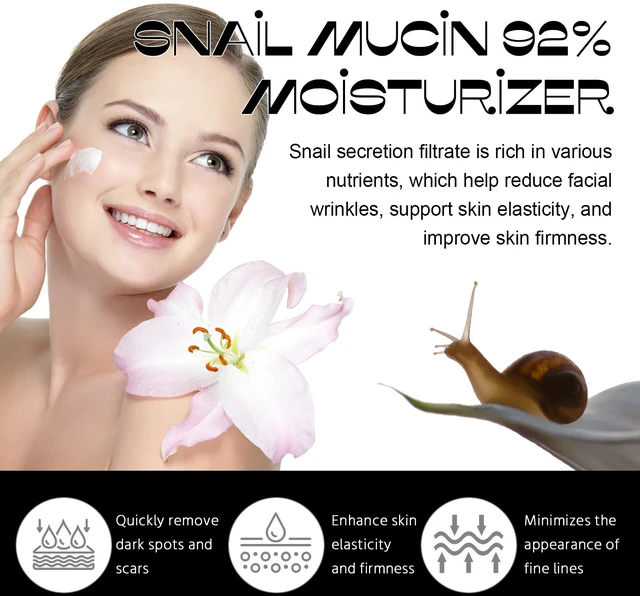 Alt view image 4 of 7 - Firming & Elasticity, Snail Mucin Hydrating Face Cream for Wrinkle Reduction