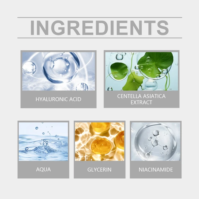 Alt view image 5 of 6 - Hydrating & Brightening Daily Facial Skin Care Serum, Centella Asiatica Essence - Firming