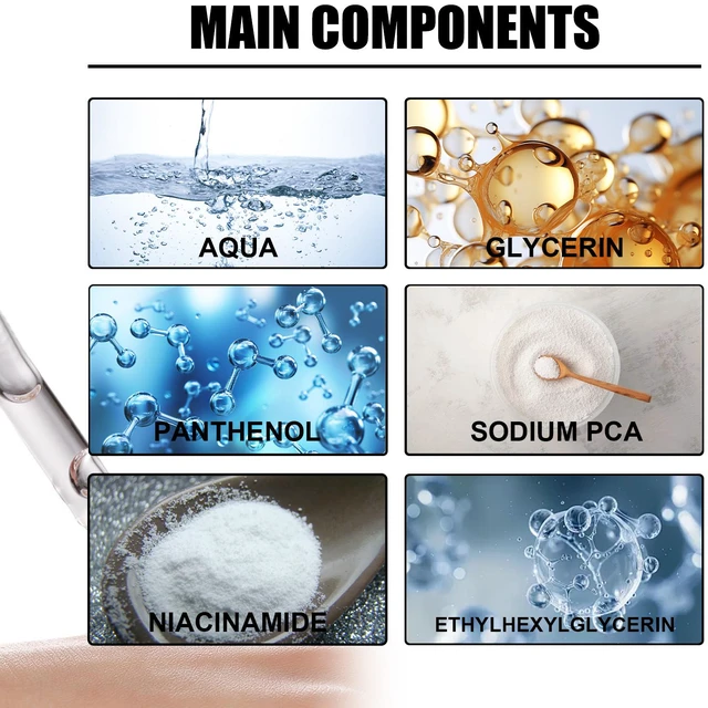 Alt view image 5 of 6 - and Skin Brightening, Pore Minimization, Moisturizing, Hydration, Niacinamide Facial Serum for Acne Scar Removal