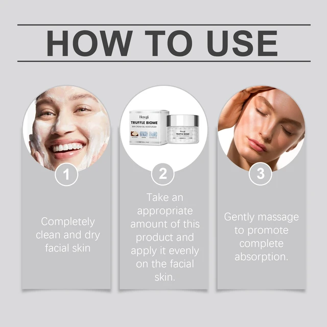 Alt view image 6 of 6 - Truffle Gel Moisturizer Deep Hydration Facial Soothing Essence for Glowing Skin