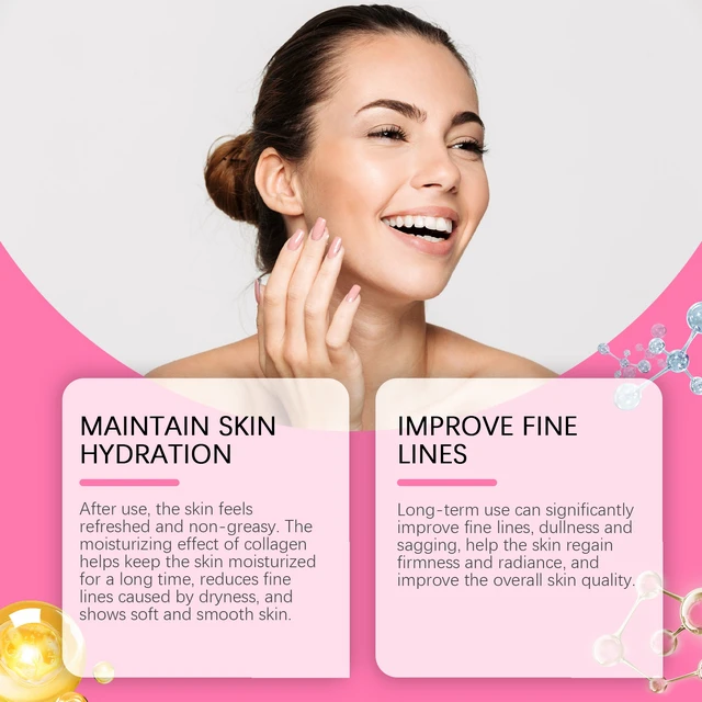 Alt view image 4 of 6 - Collagen Face Cream - Hydrating Moisturizer for Brightening Skin Tone & Reducing Fine Lines