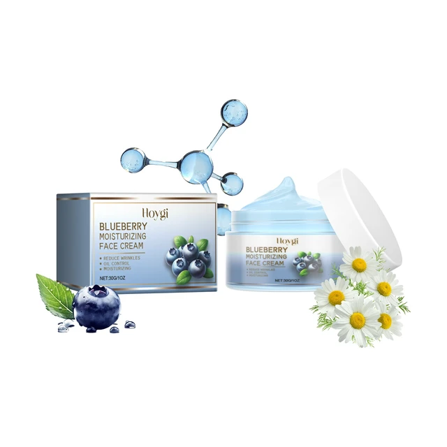 Alt view image 7 of 7 - Anti-Aging & Hydrating Skin Care Essence, Blueberry Extract Facial Brightening Cream - Deep Cleansing