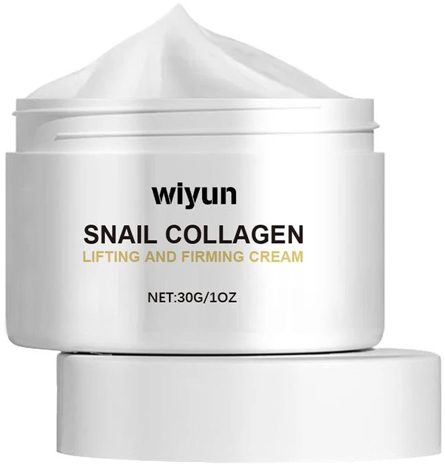 Main image of Anti-Wrinkle Glow Radiance Repair for Moisturized Skin, Transparent & Lightweight, Snail Collagen Firming Cream - High Hydration