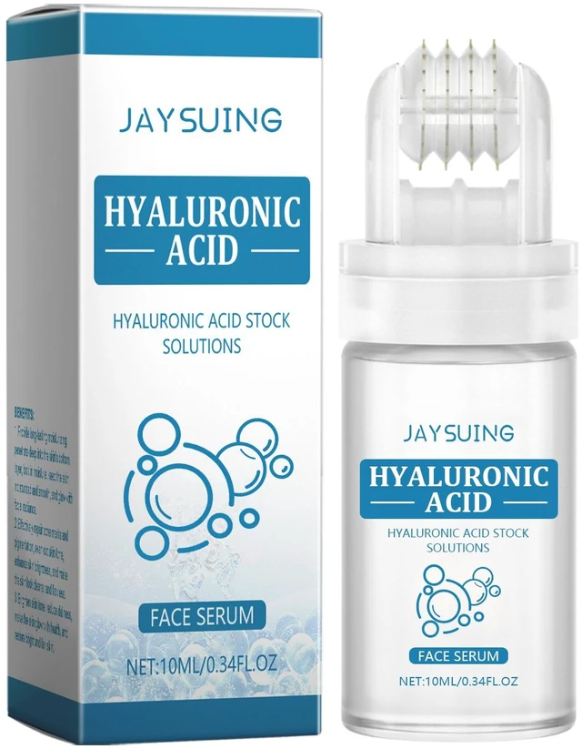 Main image of Deep Moisturizing & Radiance Boosting, Hyaluronic Acid Roller Serum for Pore Refining