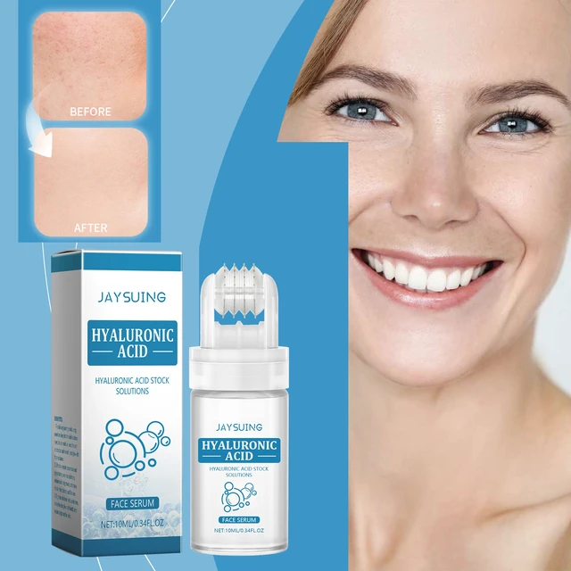 Alt view image 2 of 6 - Deep Moisturizing & Radiance Boosting, Hyaluronic Acid Roller Serum for Pore Refining