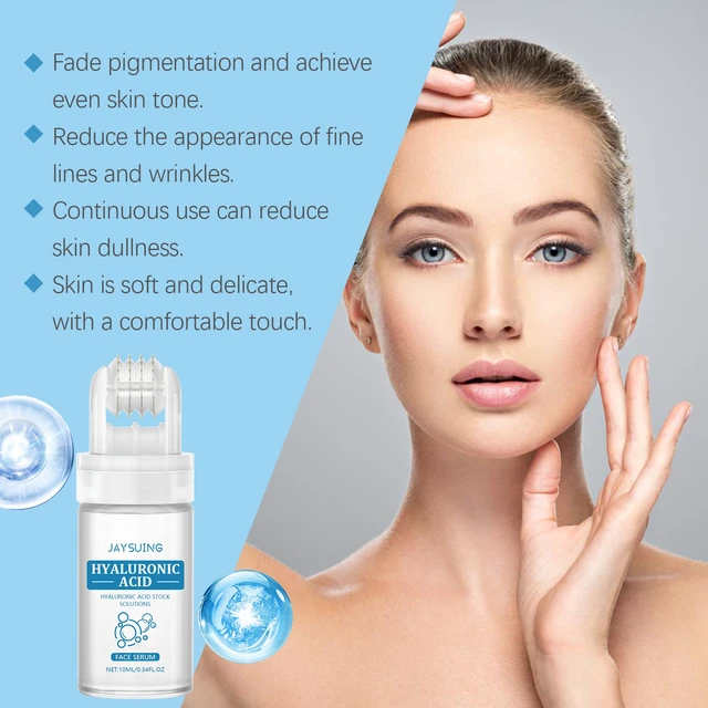 Alt view image 4 of 6 - Deep Moisturizing & Radiance Boosting, Hyaluronic Acid Roller Serum for Pore Refining