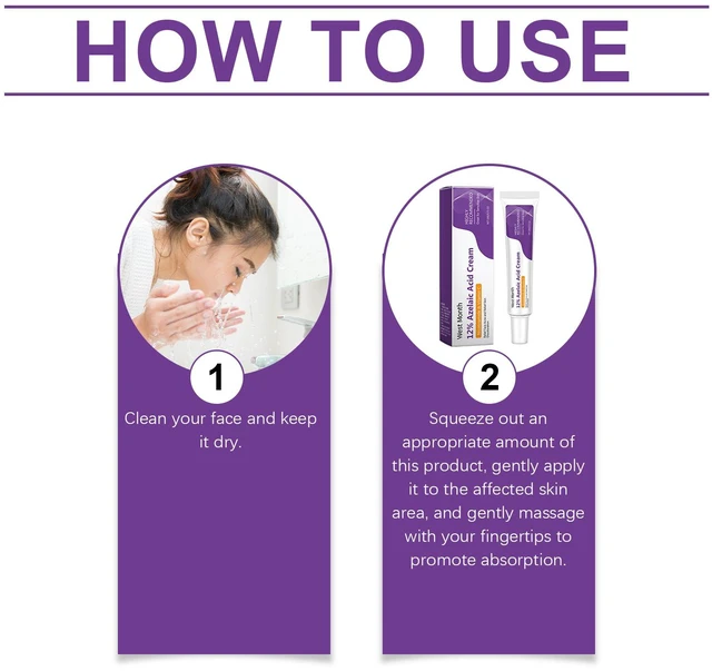 Alt view image 5 of 5 - West Month Azelaic Acid Gentle Facial Repair Cream for Skin Cleansing and Care