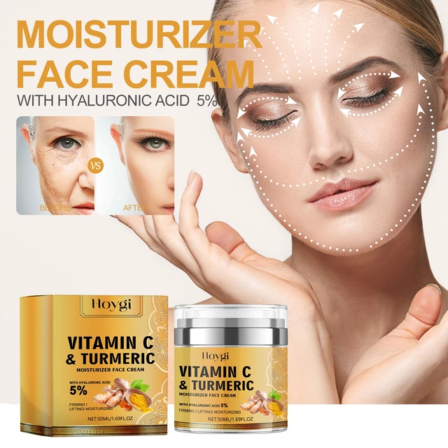 Alt view image 2 of 6 - Firming & Brightening Skin Care for Fine Lines and Whitening, Turmeric Collagen Face Cream - Anti-Wrinkle