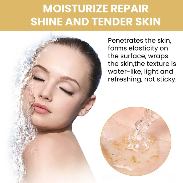 Alt view image 4 of 6 - 24K Gold Radiant Anti-Aging Oil Essence (30ml) - Facial Firming & Wrinkle Reduction Serum