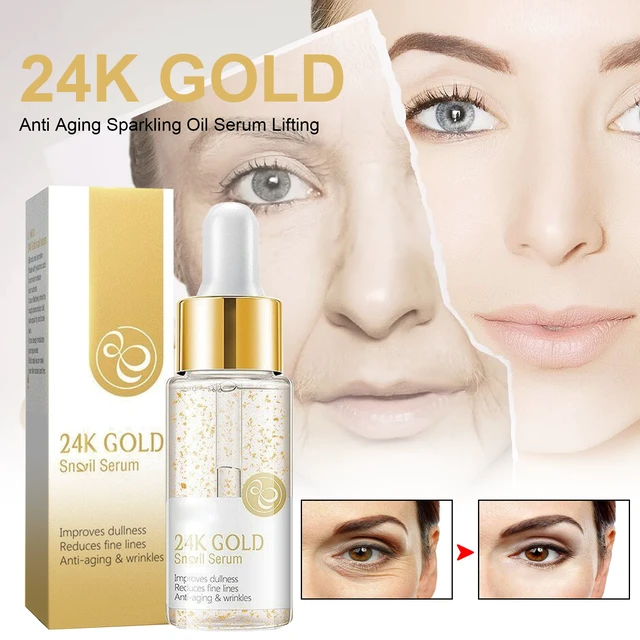 Alt view image 2 of 6 - 24K Gold Radiant Anti-Aging Oil Essence (30ml) - Facial Firming & Wrinkle Reduction Serum