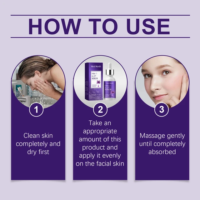 Alt view image 6 of 6 - West Month Retinol Firming Serum Hydrating Moisturizing Soothing Facial Care Essence