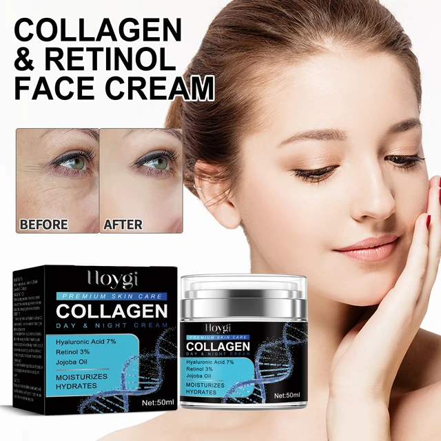Alt view image 2 of 6 - Firming Face Moisturizer Anti-Wrinkle Cream Reduces Eye Fine Lines & Signs of Aging Skincare