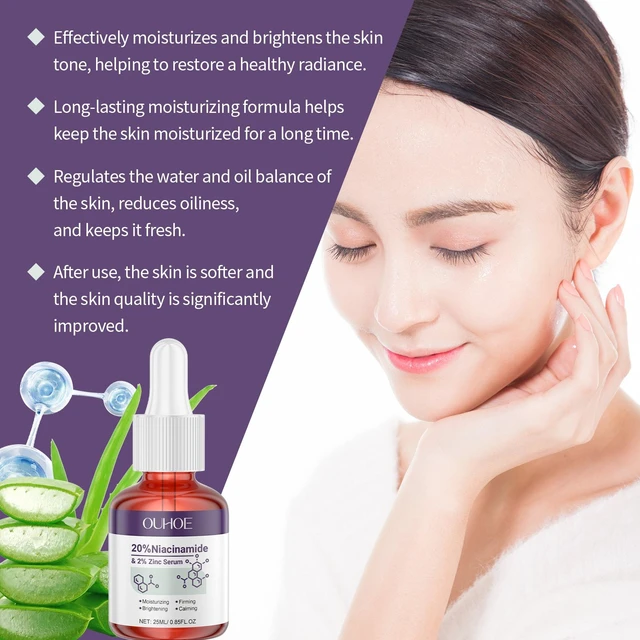Alt view image 4 of 6 - Nicotinamide Acne Clarifying & Compact Essence - Gentle Hydrating Facial Serum for Softening Acne