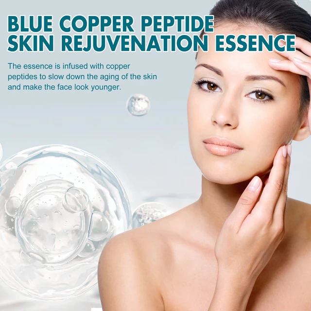 Alt view image 4 of 6 - Brightening & Refreshing - Facial Essence, Blue Copper Peptide Facial Capsule Serum for Skin Firming