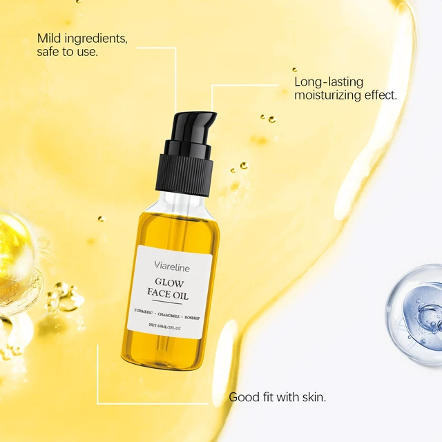 Alt view image 3 of 5 - Hydrating Nourishing Moisturizing Oil, Turmeric Face Serum for Neck & Skin