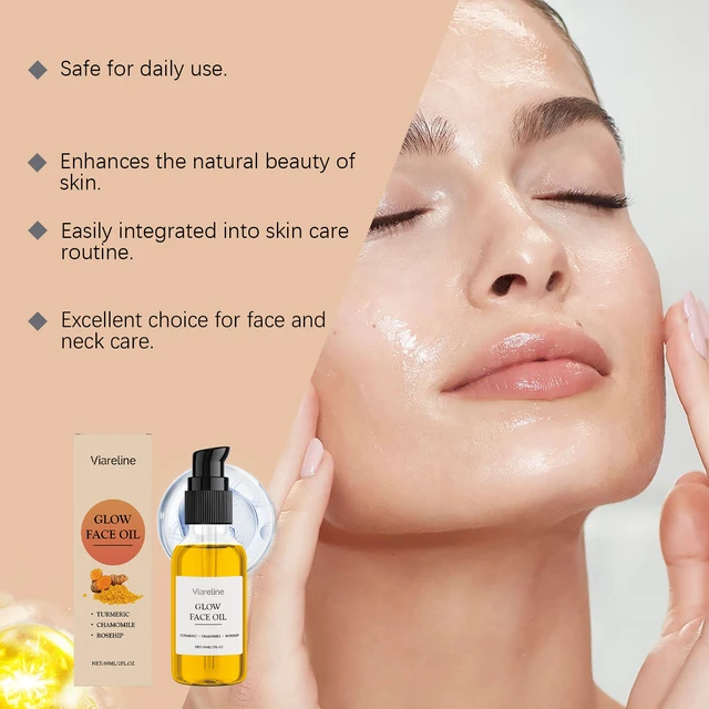 Alt view image 2 of 5 - Hydrating Nourishing Moisturizing Oil, Turmeric Face Serum for Neck & Skin