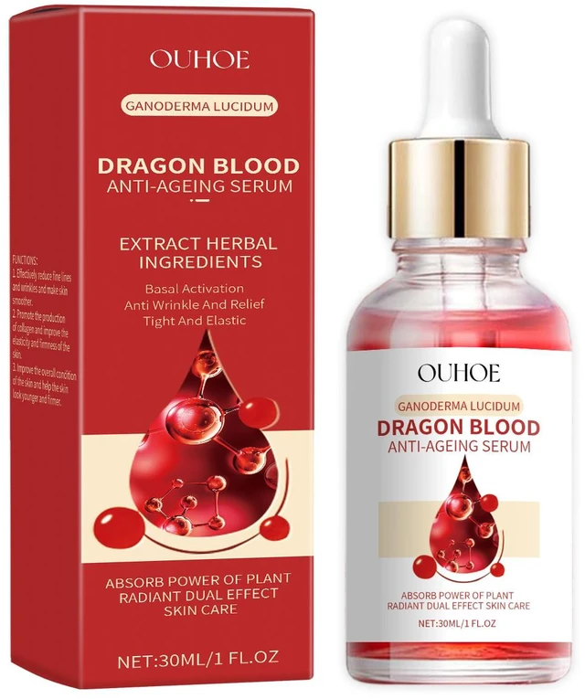 Main image of Moisturizing & Glossy Face Contour Serum, Dragon Blood Essence for Radiant Hydrated Skin