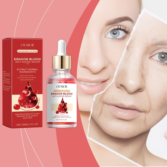 Alt view image 2 of 6 - Moisturizing & Glossy Face Contour Serum, Dragon Blood Essence for Radiant Hydrated Skin