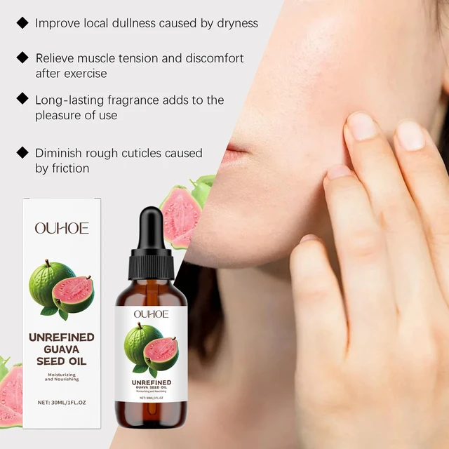 Alt view image 2 of 5 - Guava Seed Oil Portable Nourishing Skin Massage Essential Oil for Gentle Moisturizing and Brightening