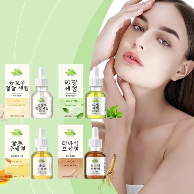 Main image of Gentle Moisturizing & Rejuvenating Skin Care Serum, Brightening, HANCHOBIT Ginseng & Snail Mucin Essence - Hydrating