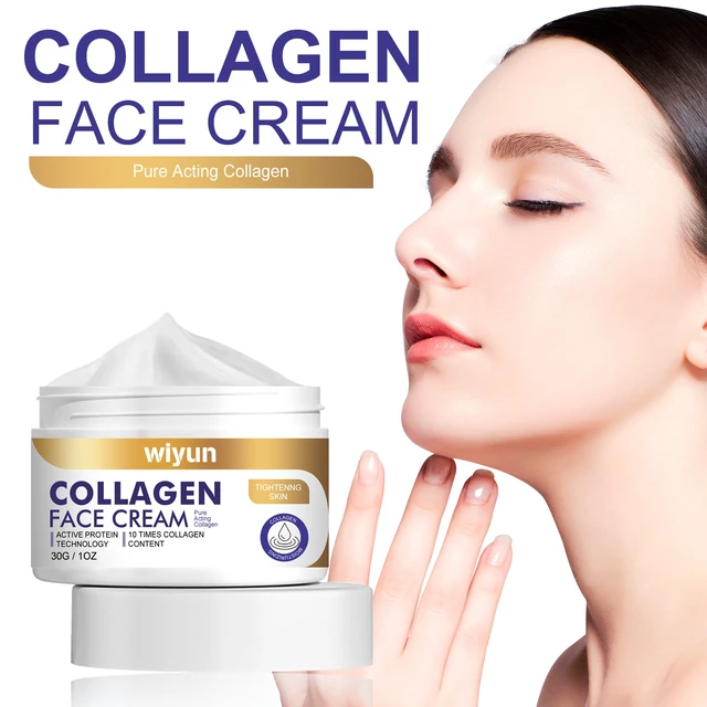 Alt view image 2 of 6 - Hydrating & Smoothing Skin, Firming, WIYUN Collagen Face Cream for Brightening