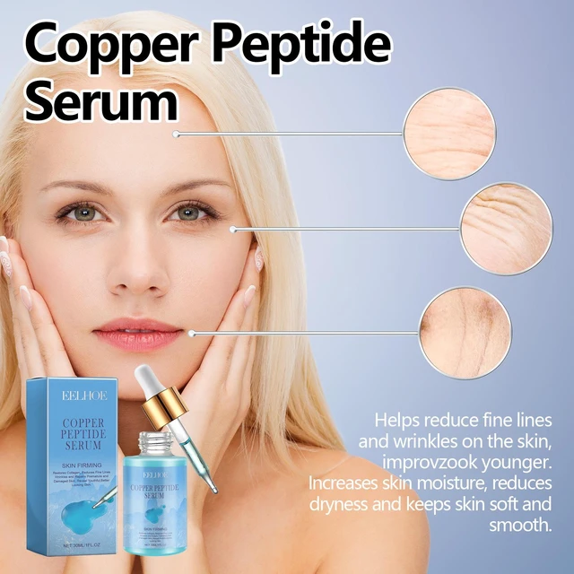 Alt view image 4 of 6 - Minimizes Pores, Brightens Complexion, Tightens Skin, Hydrates, Copper Peptide Face Serum - Reduces Fine Lines & Dark Spots