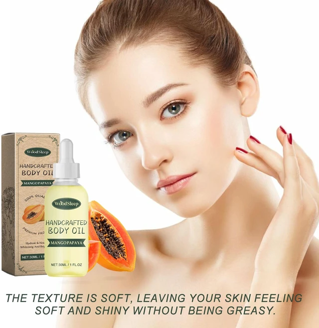 Alt view image 4 of 6 - Hydrating and Brightening Essence, Papaya Purifying & Radiance Boosting Essential Oil for Acne-Prone Skin Repair