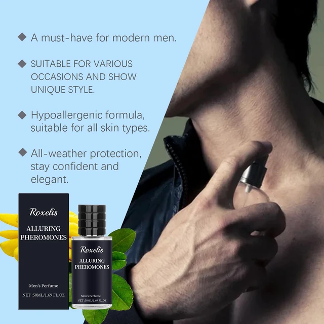 Alt view image 3 of 6 - Personality Men's Perfume Bergamot Fragrance Lasting Release Men's Charm Couple Dating Atmosphere Perfume