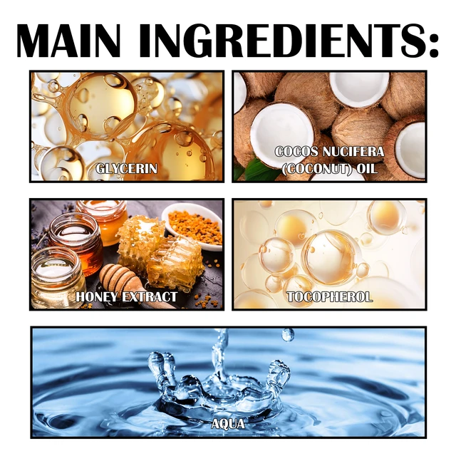 Alt view image 5 of 6 - Honey Hair Care Perfume Hair Care Fragrance Nourishing and Reparating Dry and Rough Hair with Smooth Moisturizing Perfume