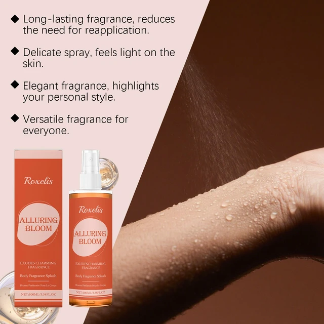 Alt view image 2 of 5 - Amber Body Fragrance Spray Gentle Fragrance Light and Delicate Fog Daily Outgoing Portable Fragrance Spray