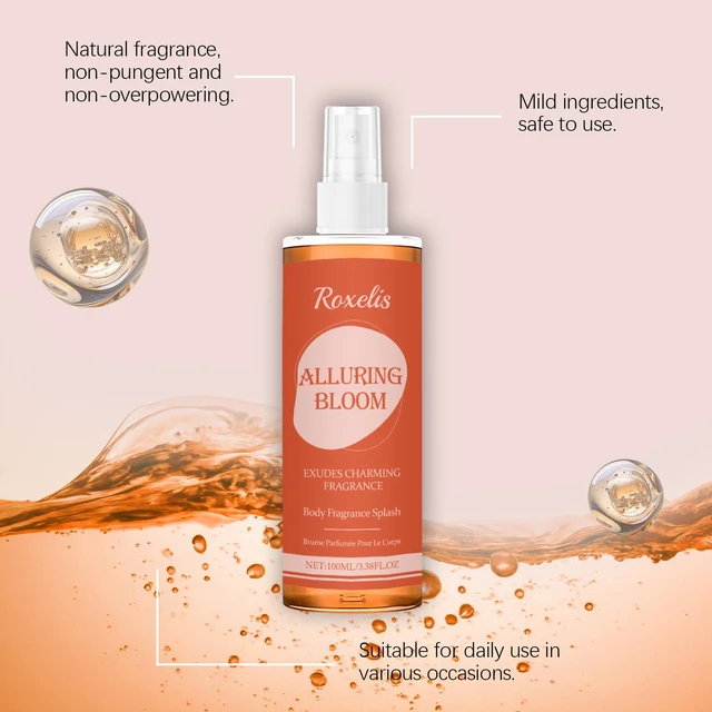 Alt view image 3 of 5 - Amber Body Fragrance Spray Gentle Fragrance Light and Delicate Fog Daily Outgoing Portable Fragrance Spray