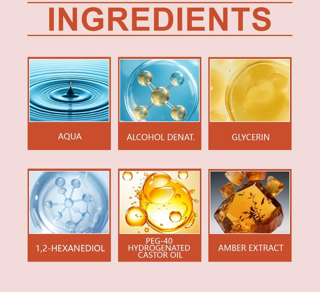Alt view image 4 of 5 - Amber Body Fragrance Spray Gentle Fragrance Light and Delicate Fog Daily Outgoing Portable Fragrance Spray