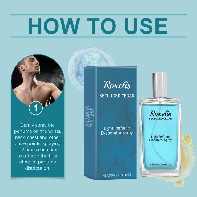 Alt view image 6 of 6 - Cedar Blue Eau De Toilette Natural Fresh and Lasting Fragrance Information Plain Fragrance Business Gentleman Charm Atmosphere Perfume