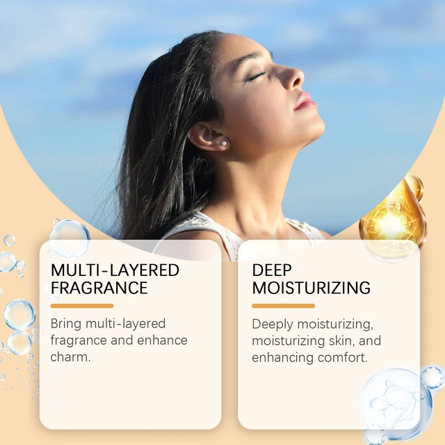 Alt view image 2 of 5 - Peach Champagne Body Spray Long-lasting Fresh Flavor Soft Fragrance Multi-level Elegant Perfume