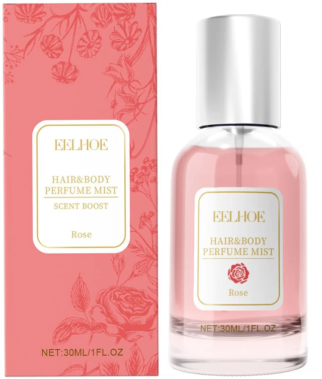 Main image of Rose Body Hair Perfume Spray Fresh and Elegant Carry-on Fragrance Charm Perfume Spray