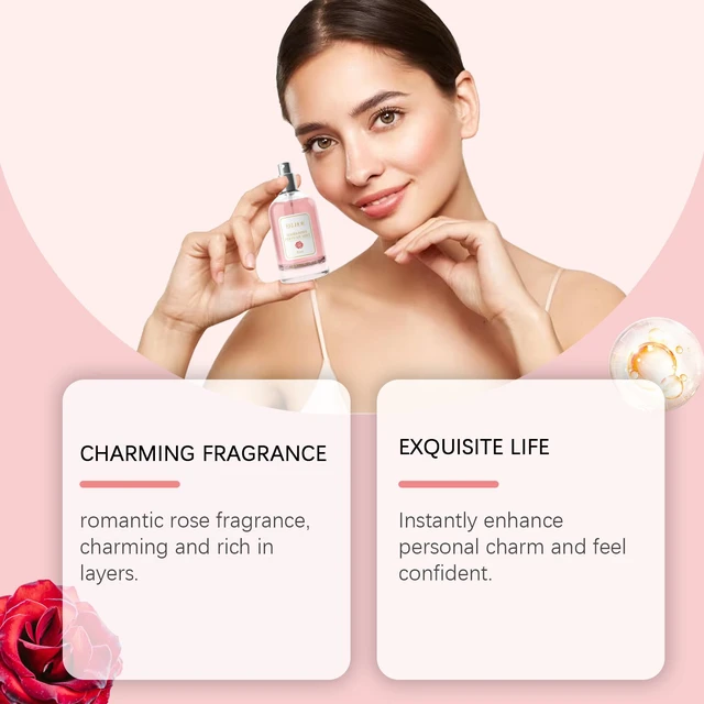 Alt view image 4 of 5 - Rose Body Hair Perfume Spray Fresh and Elegant Carry-on Fragrance Charm Perfume Spray