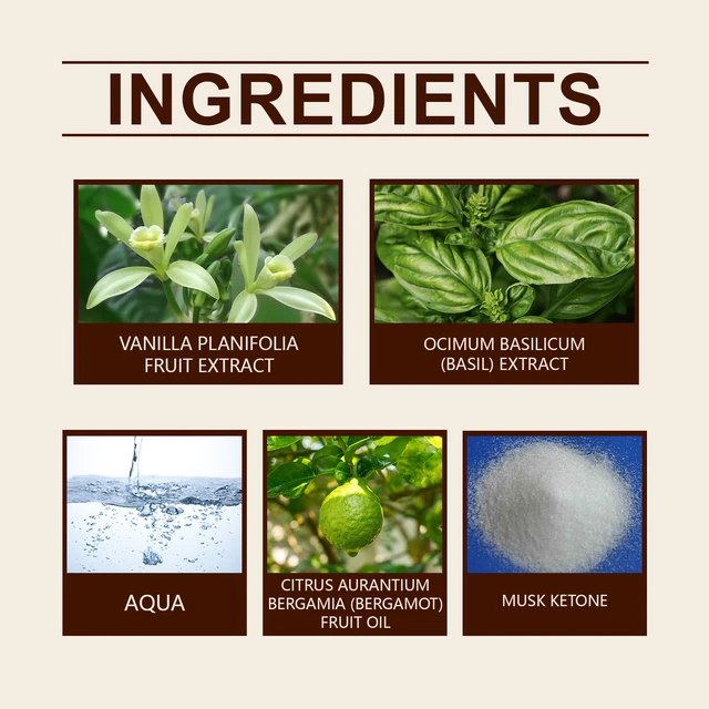 Alt view image 5 of 6 - Vanilla Basil Perfume Mild Niche Vanilla Light Fragrance Lasting Date Charm Natural Elegant Perfume