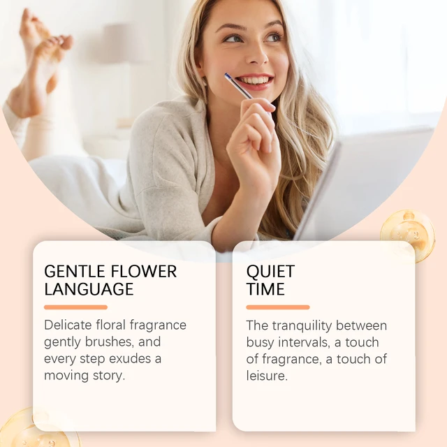 Alt view image 3 of 6 - Women Perfume Spray Lasting Eau De Toilette Smoke Rain Garden Wooden Gardenia Flavor Flavor