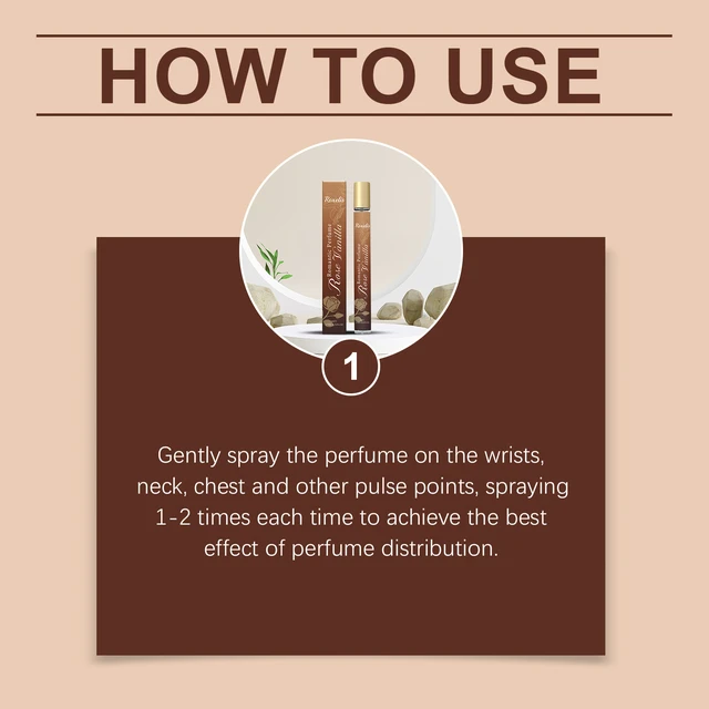 Alt view image 5 of 5 - Rose Vanilla French Romantic Fragrance Layered Fragrance Sweet and Delicate Daily Portable Eau De Toilette Spray
