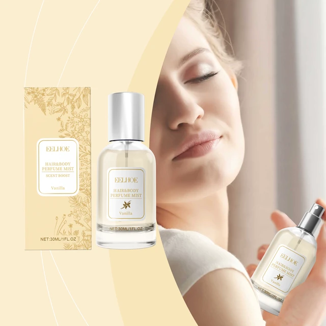 Alt view image 2 of 6 - Vanilla Body Hair Fragrance Spray Lasting Light Fragrance Fresh Flower Fragrance for Women Niche Fragrance Spray